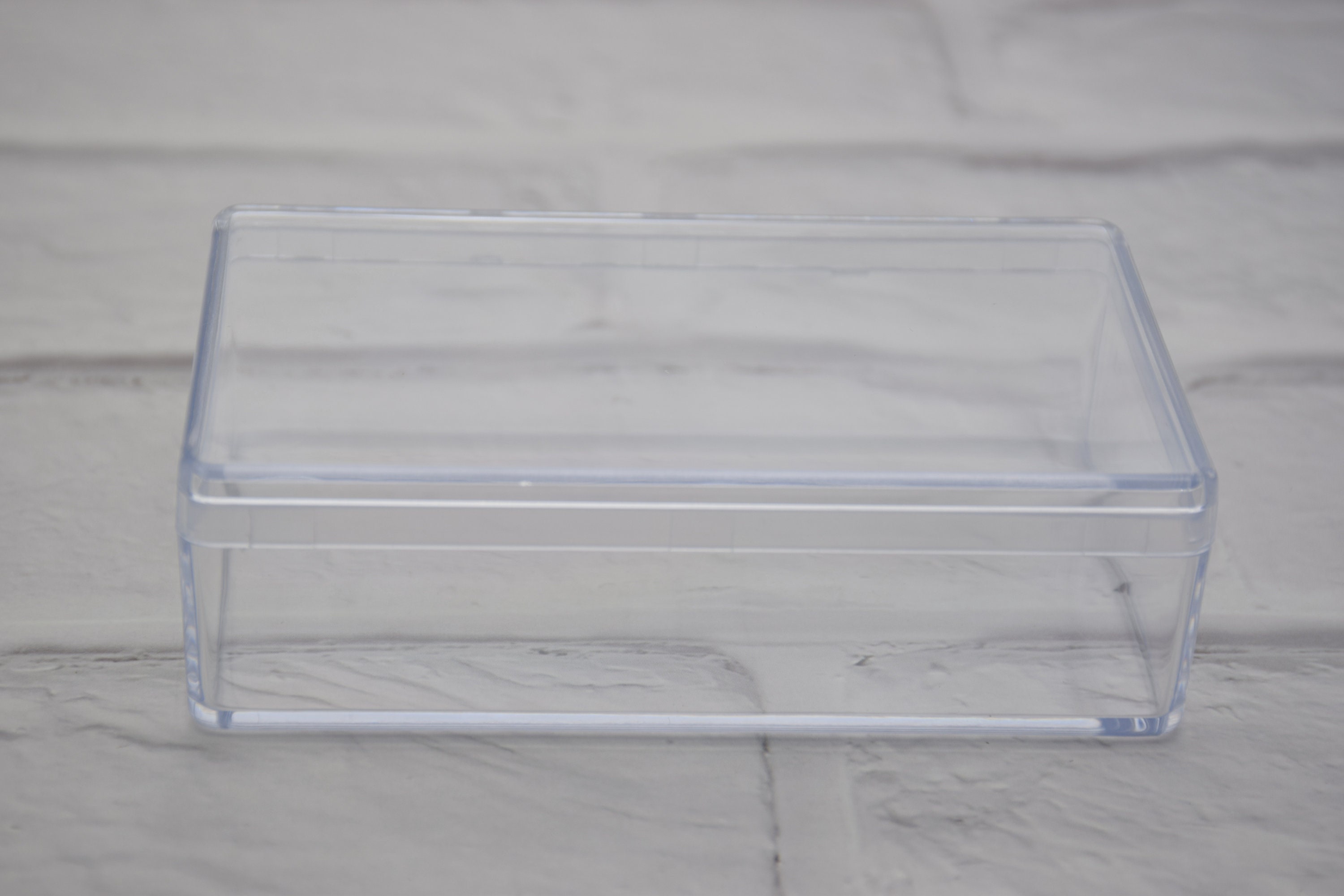 2pcs Rectangle Clear Plastic Box,transparent Plastic Box,container Box ...