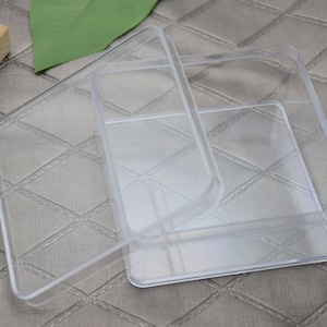 2Pcs Square Clear Plastic Box,Transparent Plastic Box,Container Box,Plastic Cases,95mmx95mmx40mm(height) AB55