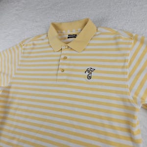 Izod Mickey Mouse Golf Polo Shirt Club Vintage Embroidered Short Sleeve Mens XL
