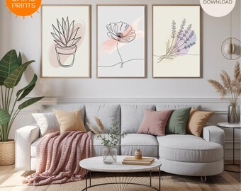 Minimalist Botanical Line Art Set