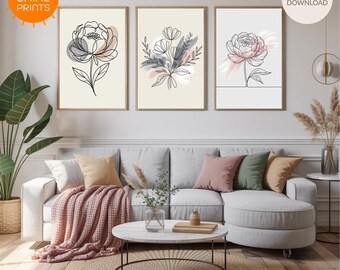 Botanical Line Art Set