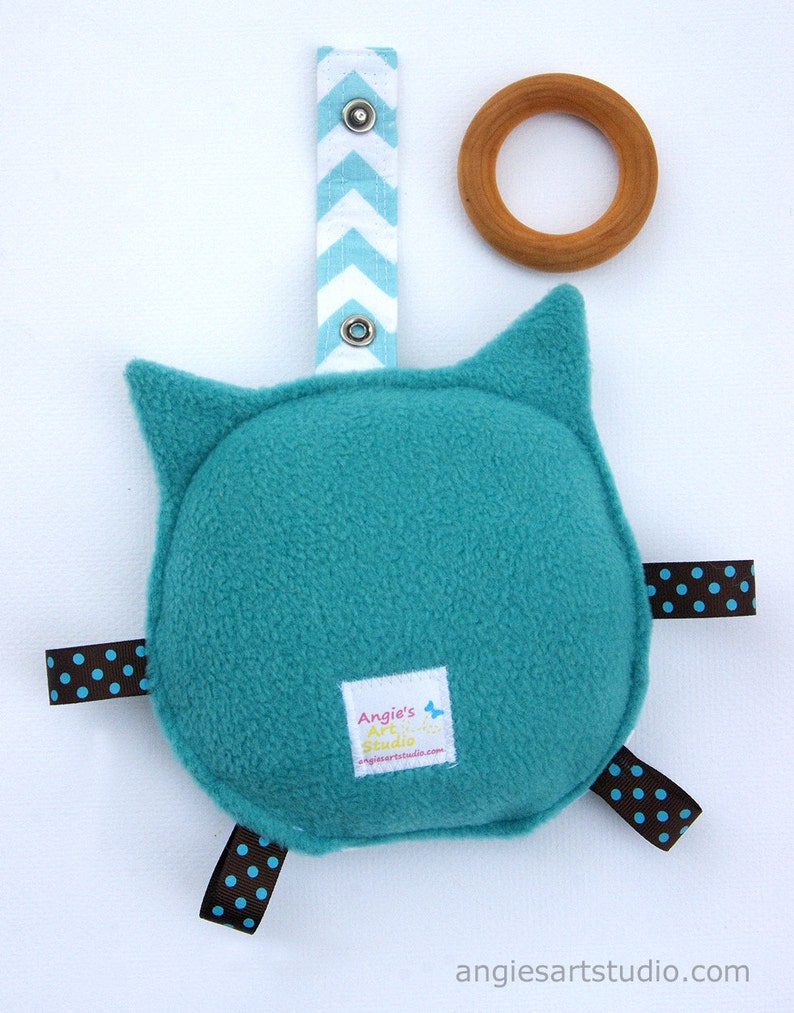 Marmalade the Kitty Cat Baby Toy Crinkle Toy Organic Wood Etsy