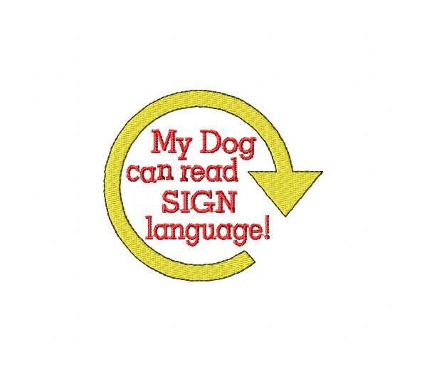 Dog Rally Tee Shirt Sign Language | Etsy