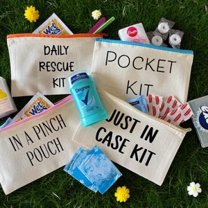 Mini Emergency Kit • Compact First Aid Pouch • Just–In–Case Travel Essentials