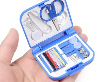 Portable Mini Sewing Kit: Travel DIY Repair Box