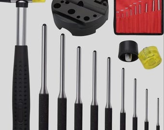 13PCS Roll Pin Punch Tool Set: DIY Craft & Repair Kit
