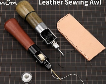 Leather Sewing Awl Kit: Hand Stitching Tool for DIY Leather & Shoe Repair