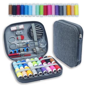 Compact Sewing Kit: DIY Crafts, Home Repairs & Travel