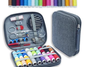 Compact Sewing Kit: DIY Crafts, Home Repairs & Travel