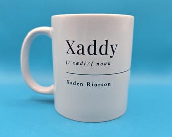 Xaddy Mug – Xaden Riorson Fourth Wing Coffee Cup – Funny Fantasy Bookish Gift, Smut Book Club Mug, Dragon Rider Romance Drinkware