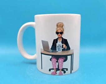 Barbie style This Meeting Could Have Been An Email Mug Funny Work Mug Sarcastic Gift For Coworker Office Humor Gift Work Bestie Mug