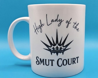 Taza de la Alta Dama de la Corte Obscena: Regalo para un Club de Lectura de Romance Picante