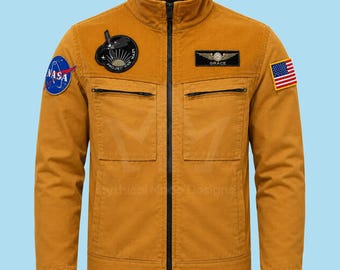 Project Hail Mary gelbe Cordjacke der NASA, Ryan Gosling Sci-Fi Cosplay-Kostüm