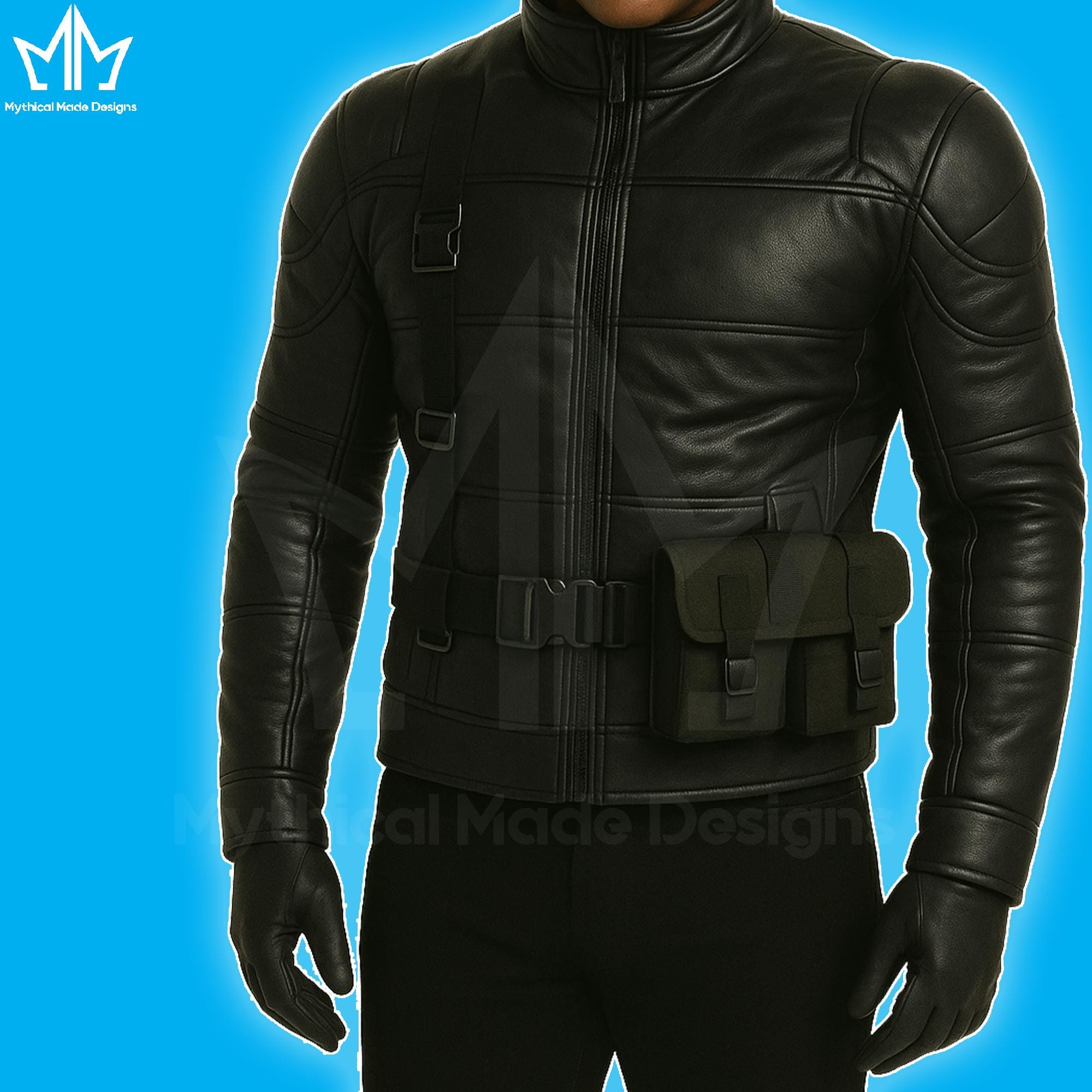 Metal Gears Solid Leather Jacket: Big Boss Snake Cosplay, Tactical