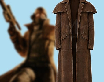 Cappotto lungo da ranger veterano di Fallout personalizzato – Costume da trench in tela per cosplay NCR