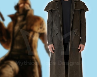 Individueller Fallout veteran Ranger Duster Mantel - NCR Cosplay Canvas Graben Kostüm