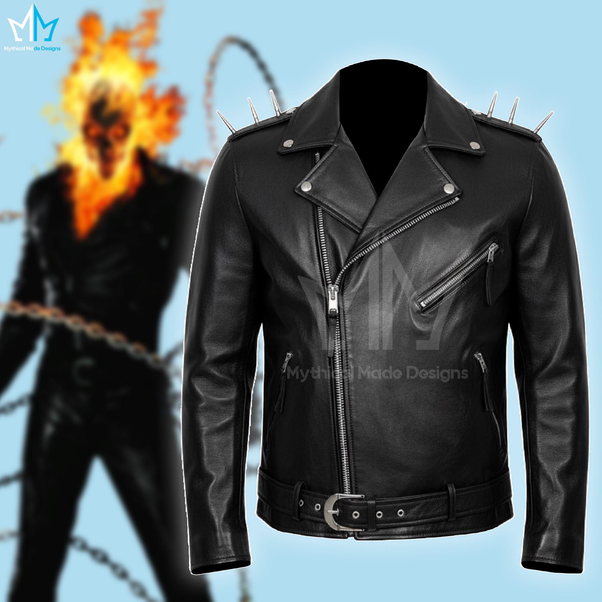【牛革】上下セット　GOOD LUCK GHOST RIDER レザージャケット 楽天市場】GHOST RIDER 本革 カウハイドレザージャケット【牛革