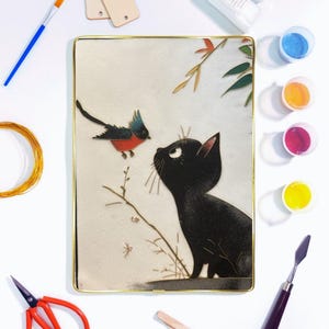 Kit fai da te per pittura a smalto cloisonné: artigianato adatto ai principianti, decorazioni per la casa