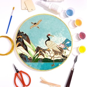 DIY Cloisonne Enamel Painting Kit: Beginner-Friendly Craft, Home Decor
