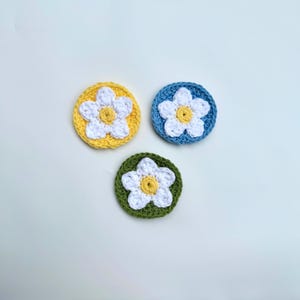 Crochet Daisy Car Coaster Pattern | Cup Holder Insert | PDF Instant Download