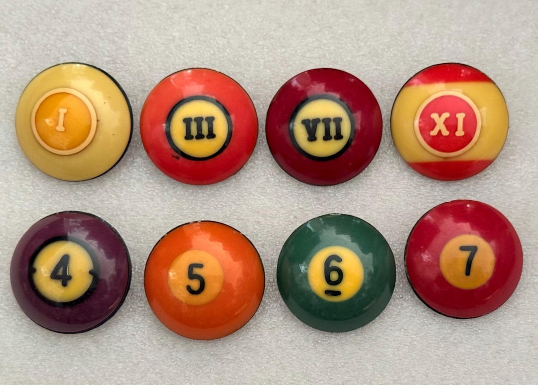Vintage Bakelite Catalin Billiard Pool Ball Pin Brooch - Etsy Australia