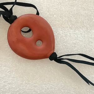 Vintage Venetian Murano Glass hand made huge pendant necklace