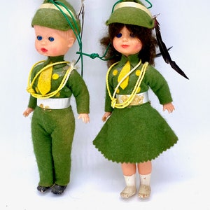 Two vintage 1950&#39;s dolls  - Italy Alpini  - lot # 2
