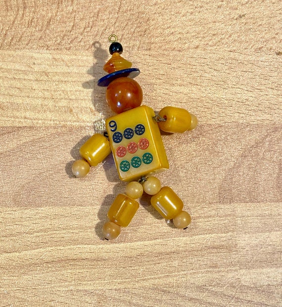 ベークライト ロボット ブローチ vintage ベークライト ロボット ブローチ vintage