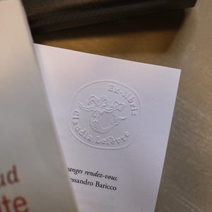 CUSTOM BOOK EMBOSSER | Personalized bookplate stamp | Book embosser | Dry stamp | Ideal gift for readers image 15