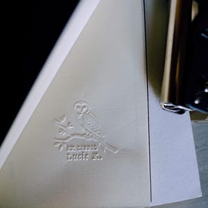 CUSTOM BOOK EMBOSSER | Personalized bookplate stamp | Book embosser | Dry stamp | Ideal gift for readers image 19