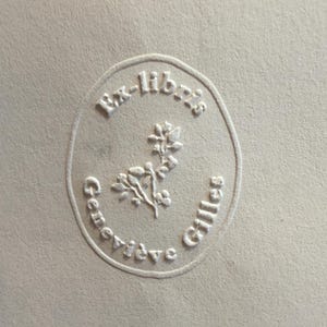CUSTOM BOOK EMBOSSER | Personalized bookplate stamp | Book embosser | Dry stamp | Ideal gift for readers image 8