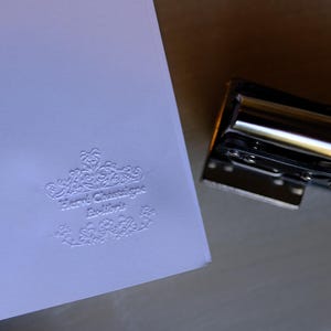CUSTOM BOOK EMBOSSER | Personalized bookplate stamp | Book embosser | Dry stamp | Ideal gift for readers image 17