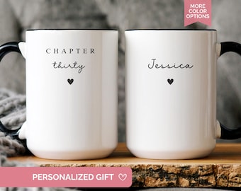 30th Birthday Mug For Her, Chapter 30 mug For her, gifts for her 30th birthday, Custom Birthday gift, In My Thirties Era Coffee Cup MB1