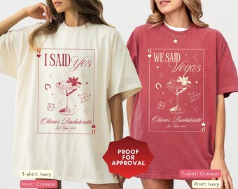 Custom Vegas Bachelorette  Shirt, Lucky In Love Comfort Colors Tee, Bridesmaid Girls Trip Gift