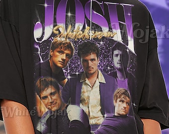 Shirt Josh Hutcherson, vintage acteur popster beroemdheid T-shirt, T-shirt jaren 90 retro throwback, trui Josh Hutcherson