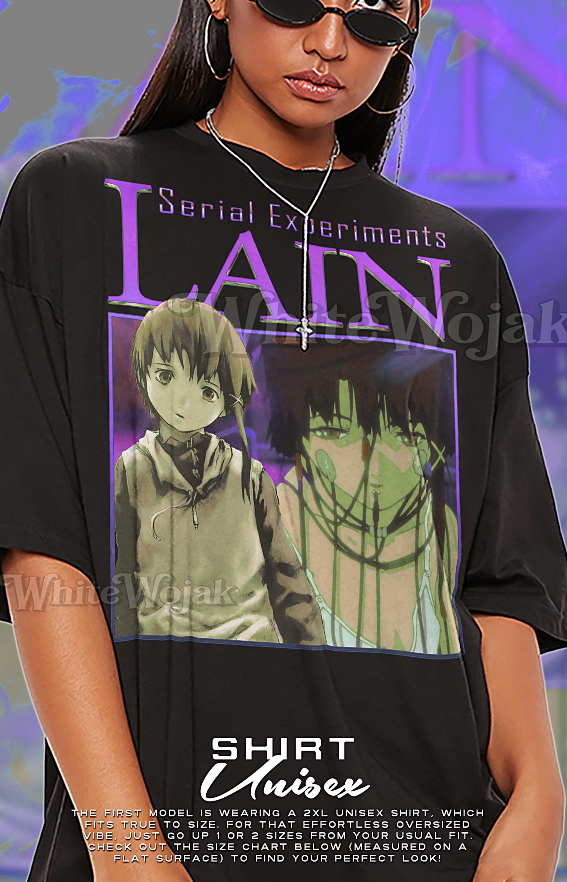 SERIAL EXPERIMENTS LAIN T-shirt, Serial Lain Longsleeve, Lain
