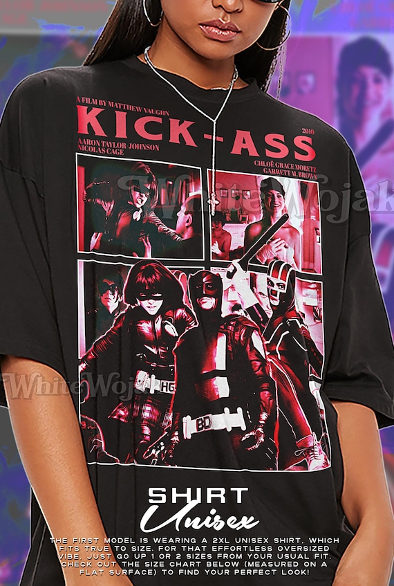 Kick Ass Bootleg Shirt, Vintage Superhero Action Comedy Movie Tee