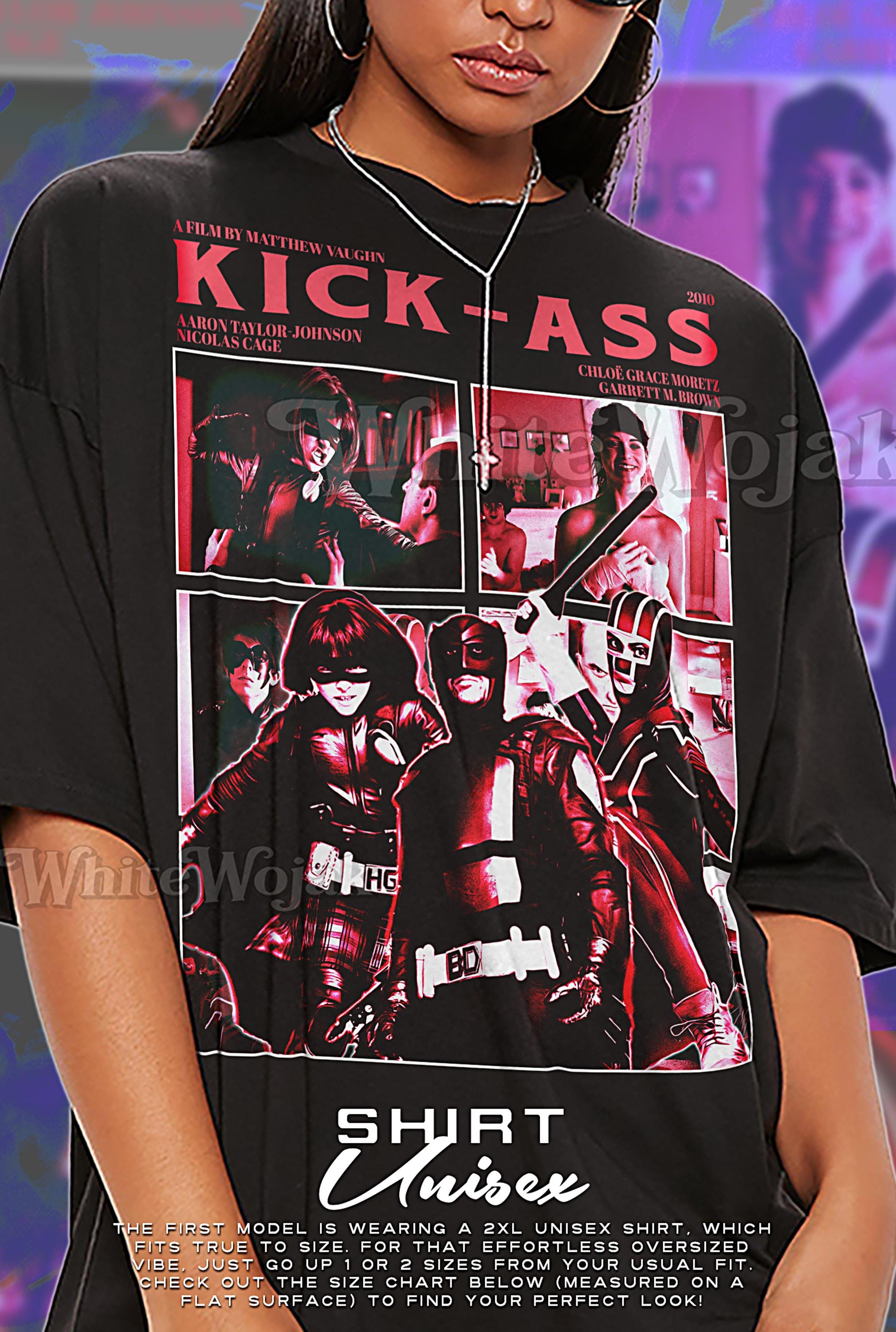 Kick Ass Bootleg Shirt, Vintage Superhero Action Comedy Movie Tee