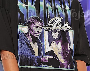 Camiseta Skinny Pete, estilo pirata retro vintage de los 90, camiseta de personaje de drama criminal, camiseta estética de fan de series de televisión