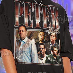Peter Thiel Bootleg Shirt, Vintage Entrepreneur Tech Leader Celebrity Tee, 90s Retro Throwback T-shirt, Peter Thiel Sweater
