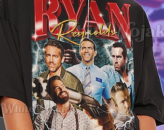 RYAN REYNOLDS T-Shirt, Ryan Reynolds Longsleeve, Ryan Reynolds Retro Shirt, Ryan Reynolds Vintage Tee, Ryan Reynolds Bootleg Shirt