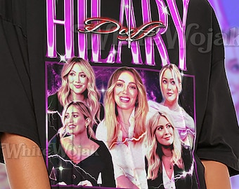 Hilary Duff Bootleg Shirt, Vintage Actress Singer Pop Star Celebrity Tee, 90s Retro Throwback T-shirt, Hilary Duff Sweater