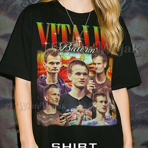 Vitalik Buterin Bootleg Shirt, Vitalik Buterin Retro Tees, Vitalik Buterin Vintage Tshirt, Ethereum Creator, Crypto Brain, Vitalik Fan Tee