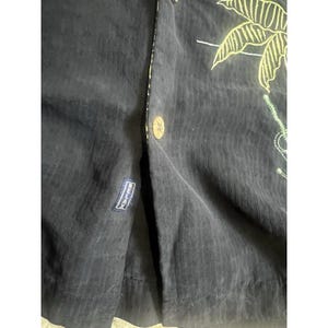 Vintage Tommy Bahama Silk Shirt XL Rockabilly Retro Loop Collar Jockey Horse image 4