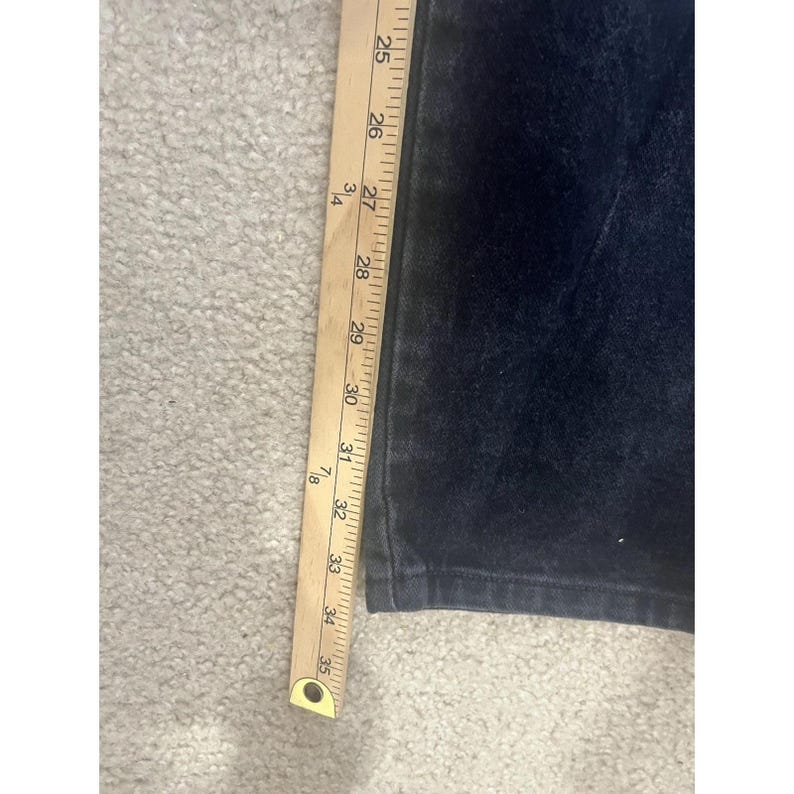 Calça jeans vintage Wrangler preta, modelo Y2K, tamanho masculino 33x36, estilo western retrô. imagem 8