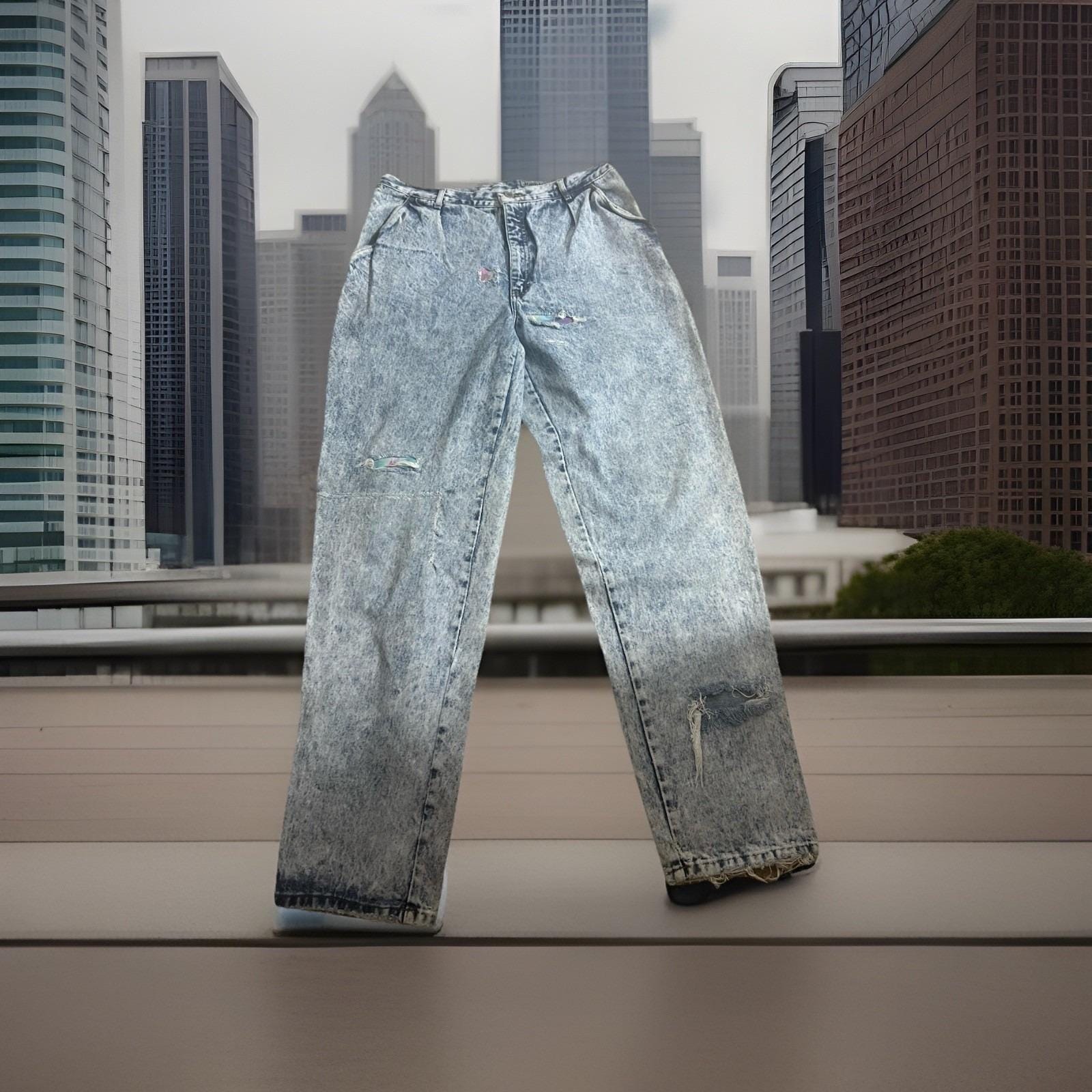80s 超レア デサント製 W32超 W32超希少 デニムパンツ Rockwell