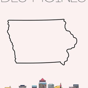 Des Moines Poster