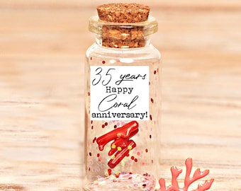 Joycard Carte De 35e Anniversaire Pour Femme, Carte De