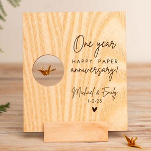 Carte De Vœux En Bois Personnalisable Anniversaire - Carte Occasion, Marron, Fabrication Artisanale (peut-être)
