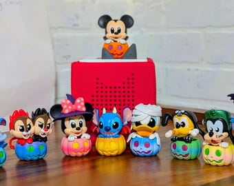 Halloweenowe Tonies Mickey & Friends w dyniach, w zestawie ścieżka dźwiękowa kompatybilna z Toniebox!